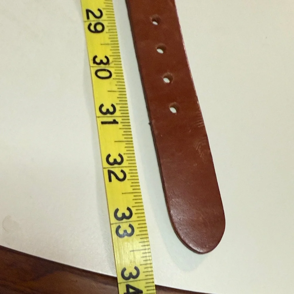 Leather Man Ltd Boy’s Navy Blue Belt Confederate Flags Size 30